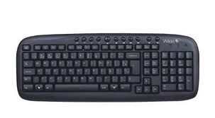 TECLADO PS2 MM WISE WSKB-638 PRETO